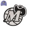 Dallas Mavericks 3dpuff Embroidery logo for Cap .