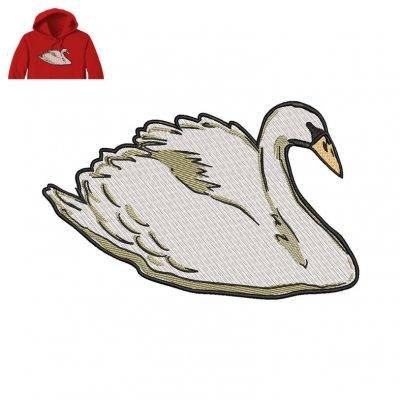 Best duck Embroidery logo for Hoodie .