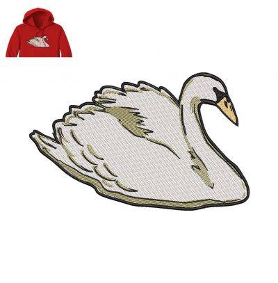 Best duck Embroidery logo for Hoodie .