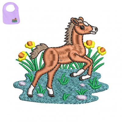 Best Horse Embroidery logo .