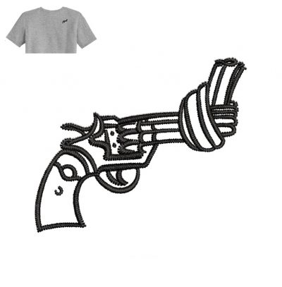 Best Gun Embroidery logo for Polo Shirt .