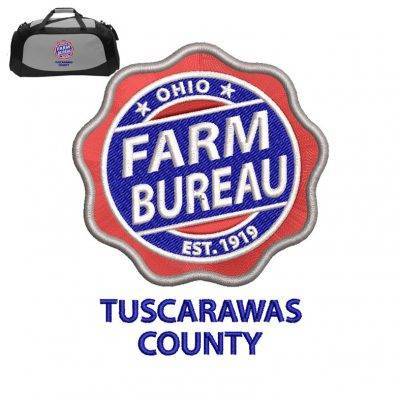 Farm Bureau Embroidery logo for Bag .