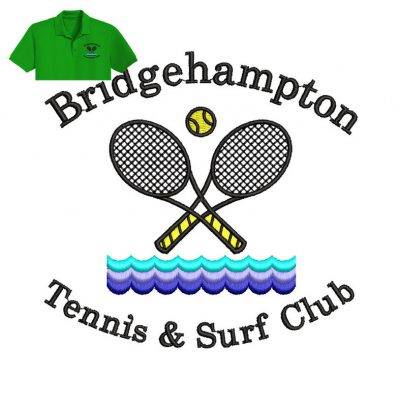 Bridgehampton Club Embroidery logo for Polo Shirt .