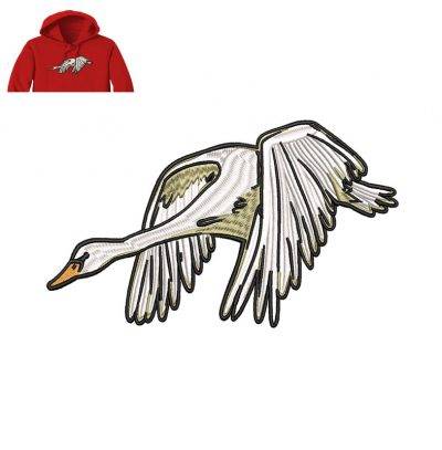 Best Embroidery duck logo for Hoodie .