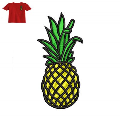 Best Pineapple Embroidery logo for Baby T- Shirt .