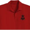 River Star Embroidery logo for Polo Shirt .