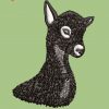 Best Deer embroidery Logo .