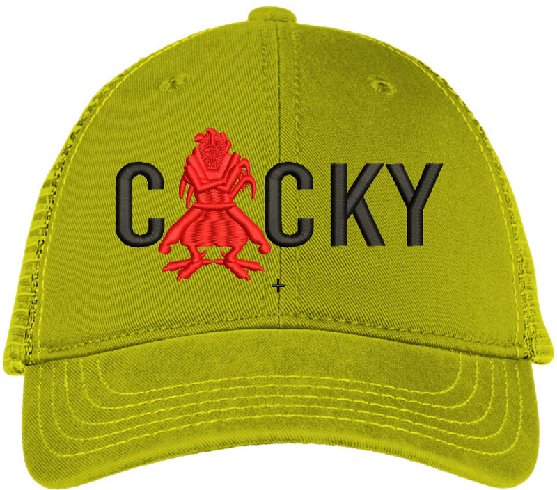 Best Cacky Embroidery logo for Cap .