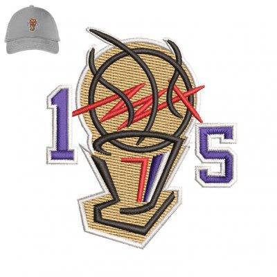 Angeles Lakers Embroidery logo for Cap .