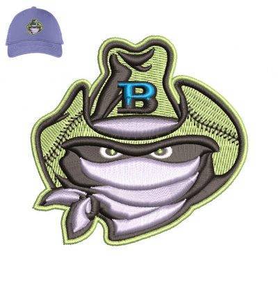 Gwinnett Bandits Embroidery logo for Cap .