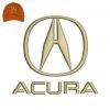 Acura Embroidery logo for Cap .