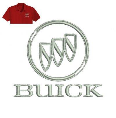Buick Embroidery logo for Polo Shirt .