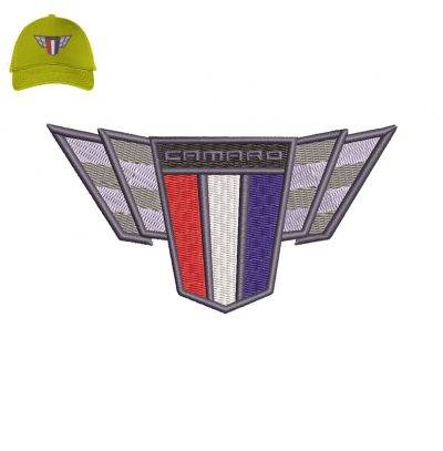 Best Camaro Embroidery logo for Cap .