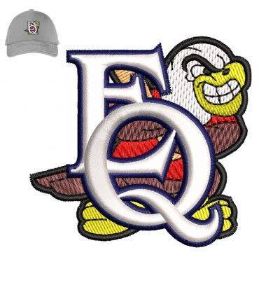 Bird EQ 3dpuff Embroidery logo for Cap .