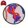 World OP Embroidery logo for Cap .