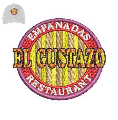 Empanadas Restaurant Embroidery logo for Cap .