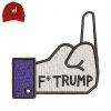 Hand Trump Embroidery logo for Cap .
