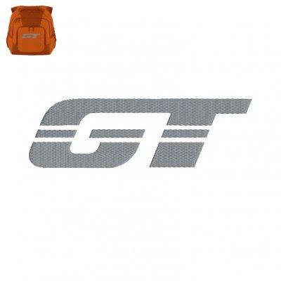 GT Embroidery logo for Bag .