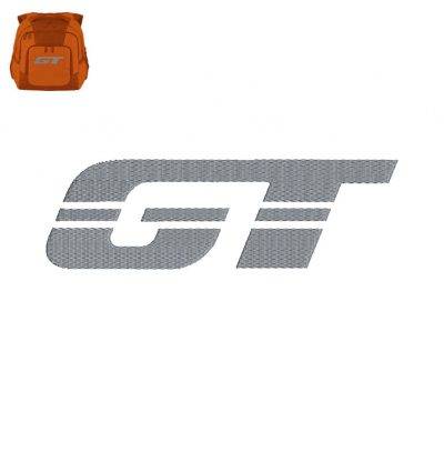 GT Embroidery logo for Bag .