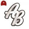 AB 3dpuff Embroidery logo for Cap .