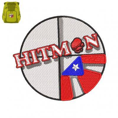Hitman patch Embroidery logo for bag .
