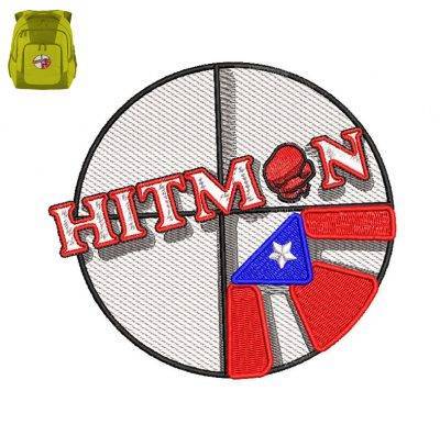 Hitman patch Embroidery logo for bag .