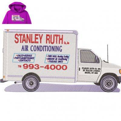 Stanley Ruth Embroidery logo for Hoodie .