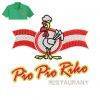 Pio Riko Embroidery logo for Polo Shirt .