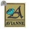 Avianne Embroidery logo for Cap .