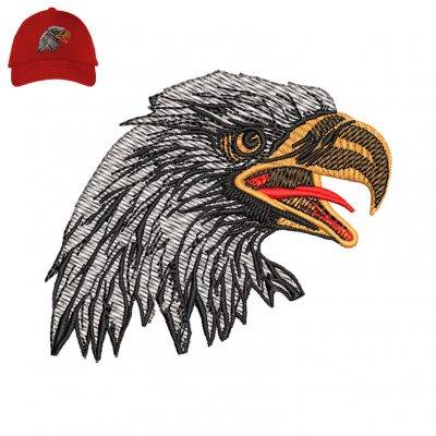 Egle Head Embroidery logo for Cap .