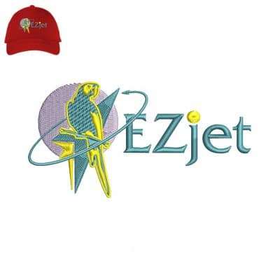 Bird Ezjet Embroidery logo for Cap .