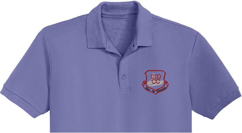 Cio Bidendum Embroidery logo for Polo Shirt .