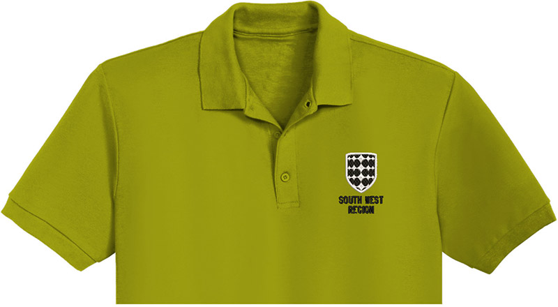 South West Embroidery logo for Polo Shirt .