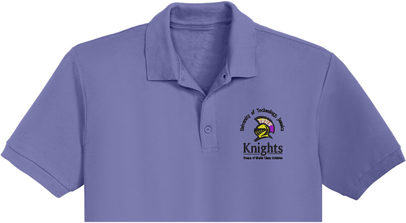 Knights Embroidery logo for Polo Shirt .