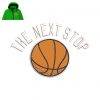 Basketball Embroidery logo for Polo Jacket .