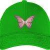 Butterfly 3Dpuff Embroidery logo for Cap .