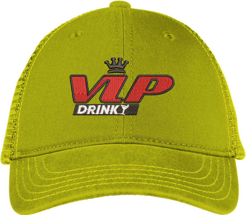 Vip Drink 3dpuff Embroidery logo for Cap .