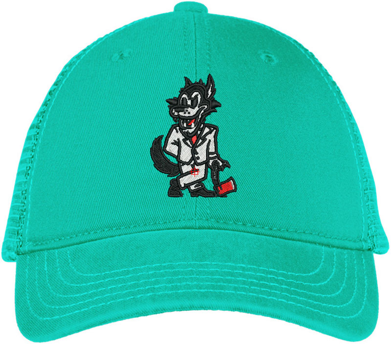 Big Bad Wolf Embroidery logo for Cap .
