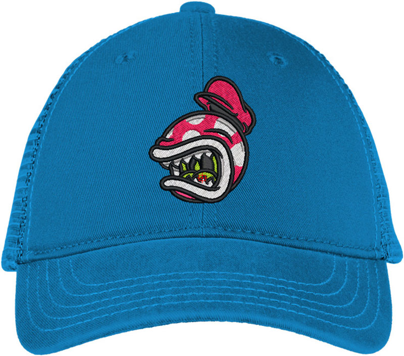 Piranha Plant Embroidery logo for Cap .