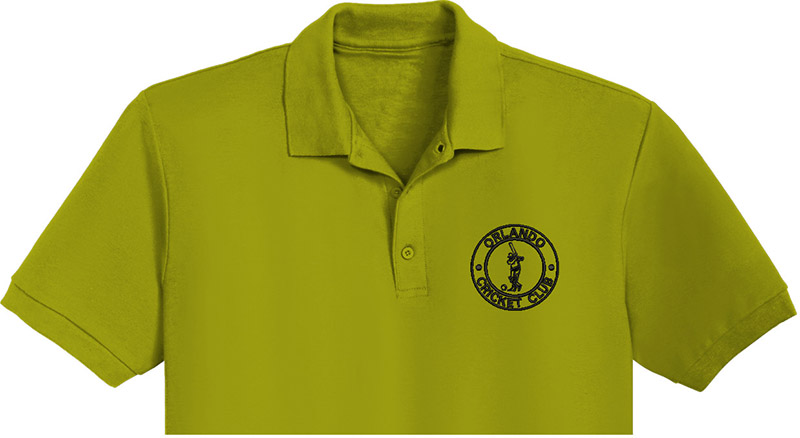 Orlando Cricket Embroidery logo for Polo Shirt .