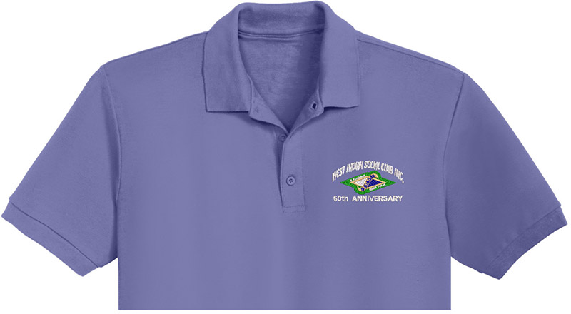 West Indian Embroidery logo for Polo Shirt .
