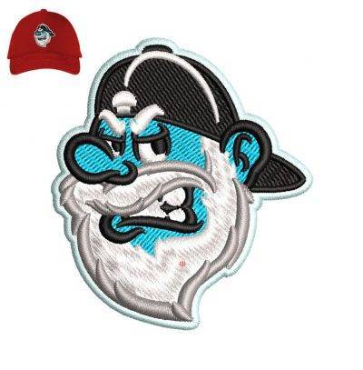Fatman Softball Embroidery logo for Cap .