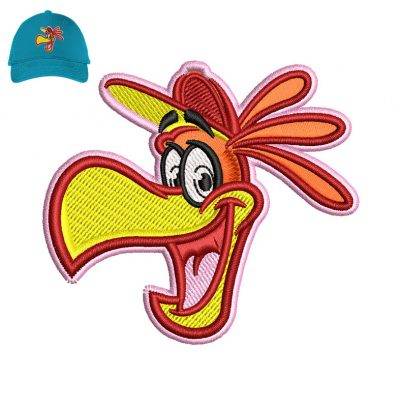 Decapitated Chicken Embroidery logo for Cap