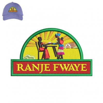 Ranje Fwaye patch Embroidery logo for Cap .