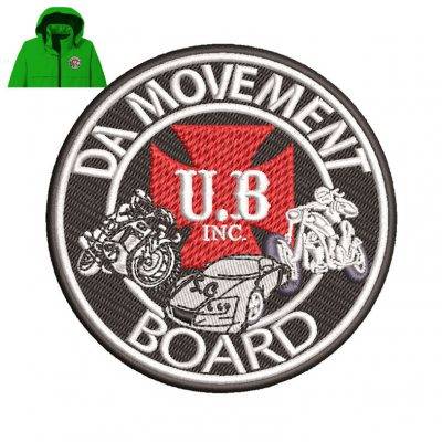 Da Movement Embroidery logo for Jacket .