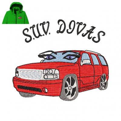 SUV DOVAS Car Embroidery logo for Jacket .