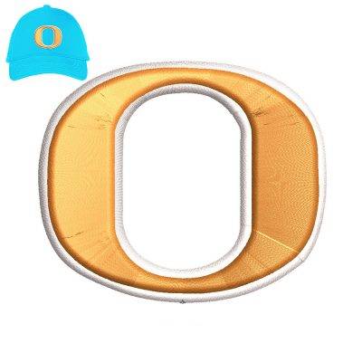 O letters Embroidery 3D Puff Logo For Cap
