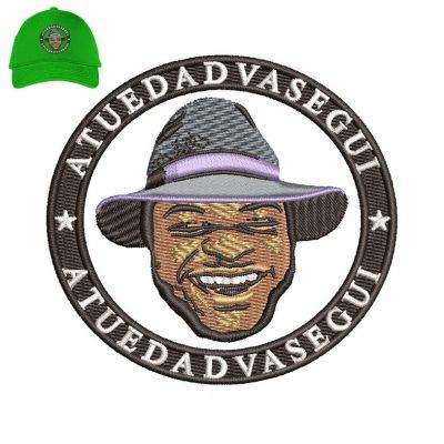 Atuedad Vasegui Embroidery logo for Cap.