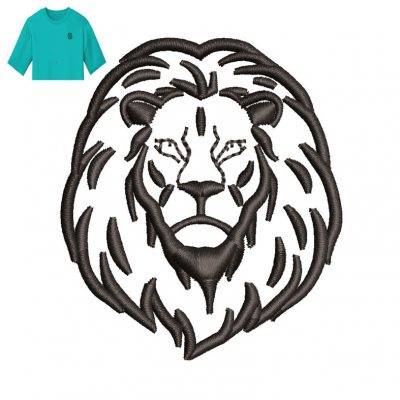 Best Lion Embroidery logo for T-Shirt