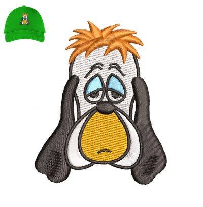 Droopy Dog Embroidery logo for Cap.